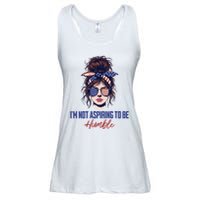 IM Not Aspiring To Be Humble Ladies Essential Flowy Tank