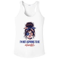 IM Not Aspiring To Be Humble Ladies PosiCharge Competitor Racerback Tank