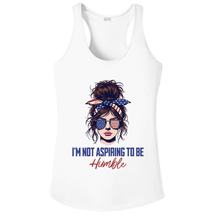 IM Not Aspiring To Be Humble Ladies PosiCharge Competitor Racerback Tank