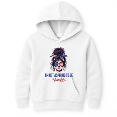 IM Not Aspiring To Be Humble Kids Hoodie