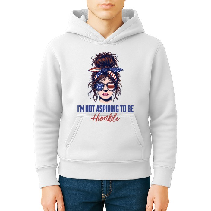 IM Not Aspiring To Be Humble Kids Hoodie