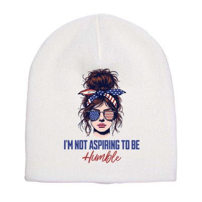 IM Not Aspiring To Be Humble Short Acrylic Beanie