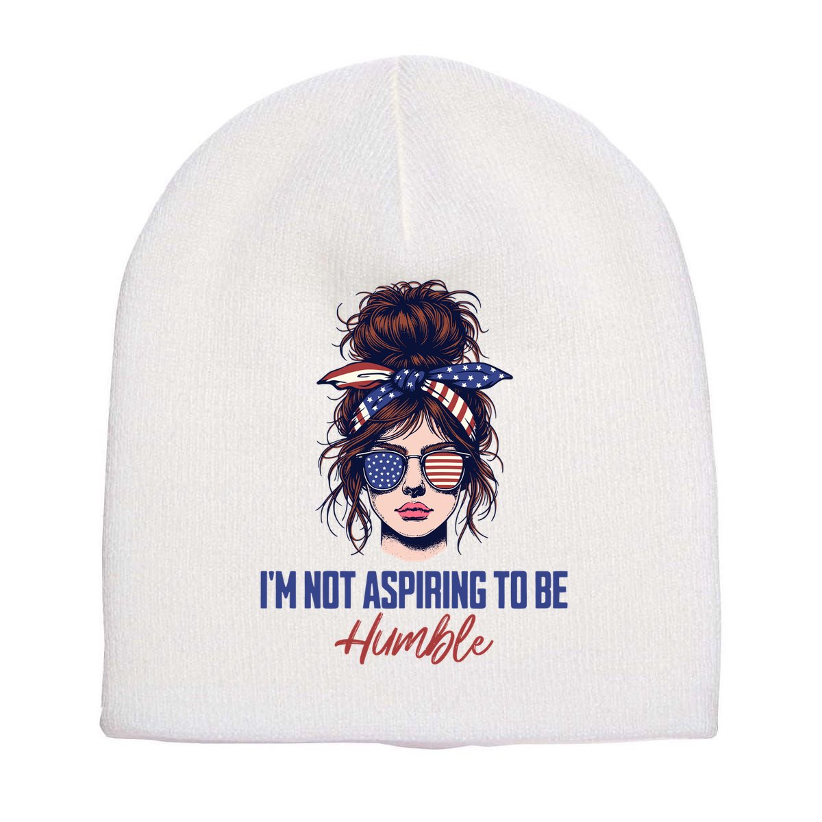 IM Not Aspiring To Be Humble Short Acrylic Beanie