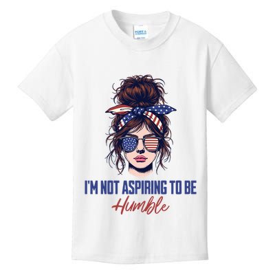 IM Not Aspiring To Be Humble Kids T-Shirt
