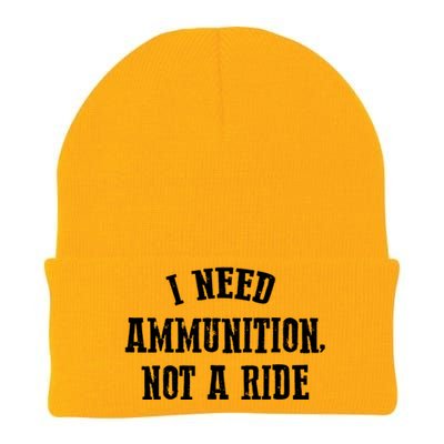 I Need Ammunition Not A Ride Stand With Ukraine Retro Knit Cap Winter Beanie