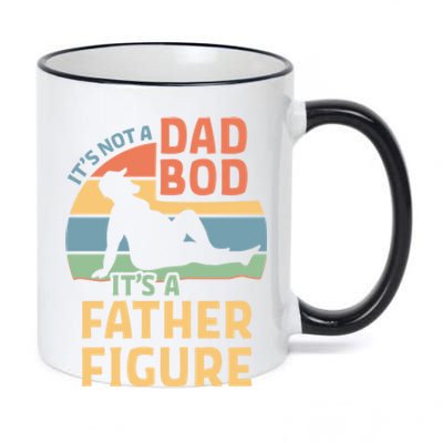 It's Not A Dad Bod It's A Father Figure Cool Gift 11oz Black Color Changing Mug