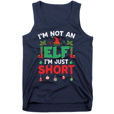 Im Not An Elf Just Short Funny Christmas Xmas Tank Top