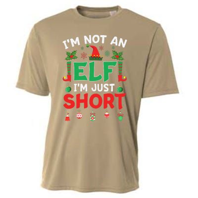 Im Not An Elf Just Short Funny Christmas Xmas Cooling Performance Crew T-Shirt