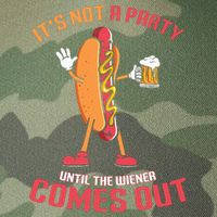 Its Not A Party Until The Wiener Comes Out Legacy Tie Dye Trucker Hat