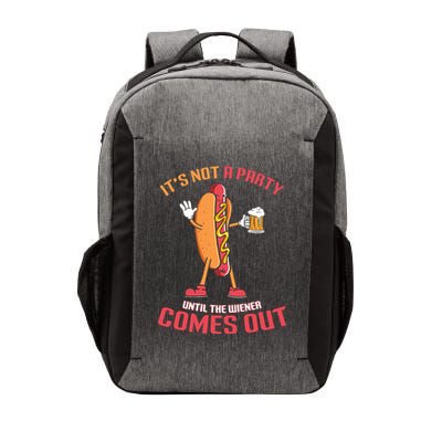 Its Not A Party Until The Wiener Comes Out Vector Backpack