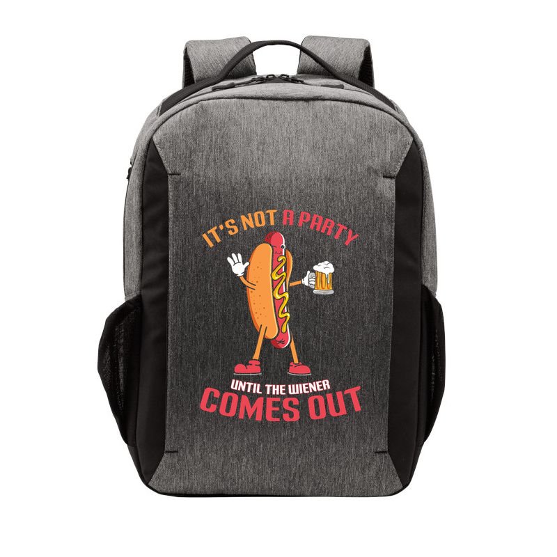 Its Not A Party Until The Wiener Comes Out Vector Backpack