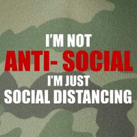 I'm Not Anti Social I'm Just Social Distancing Legacy Tie Dye Trucker Hat
