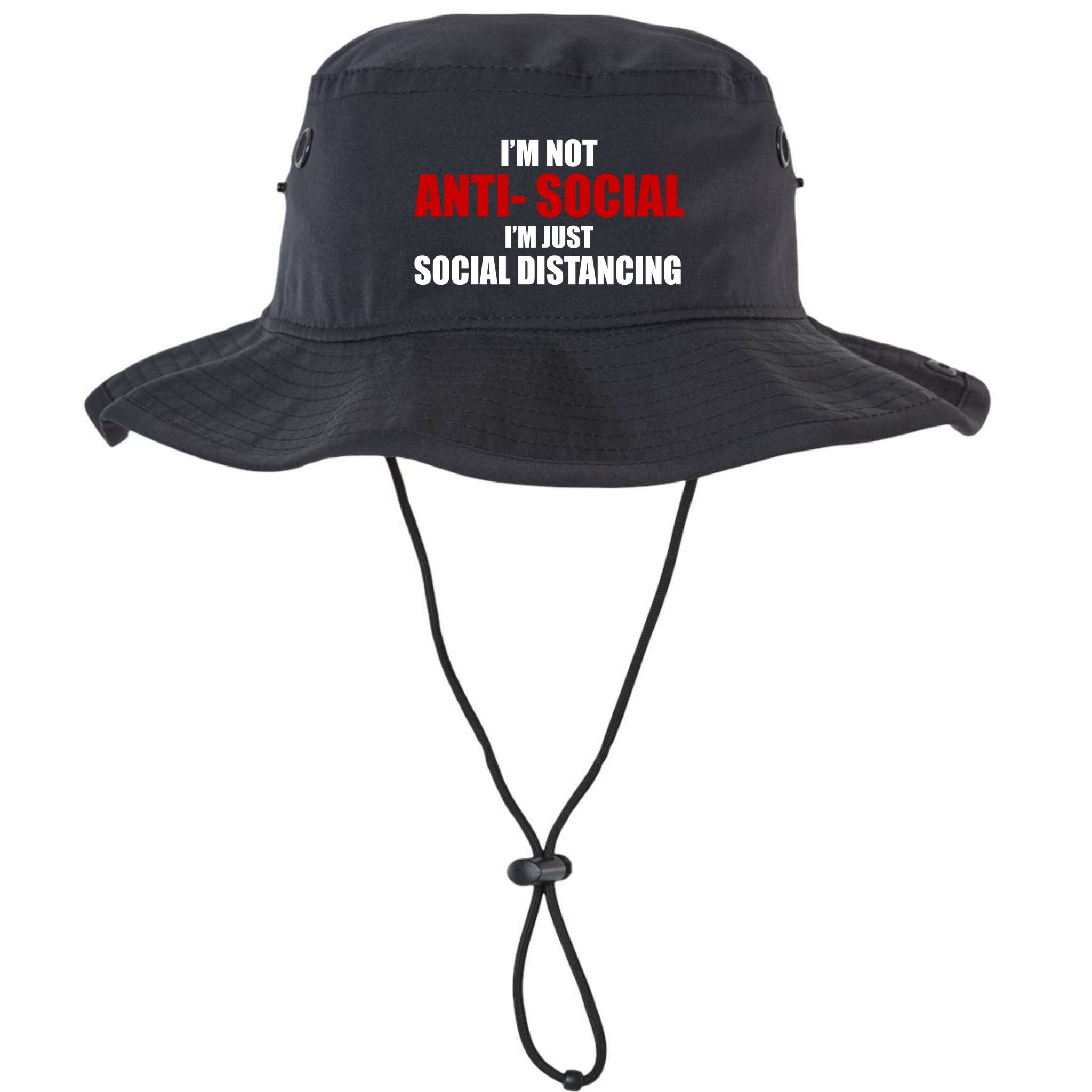 I'm Not Anti Social I'm Just Social Distancing Bucket Hat
