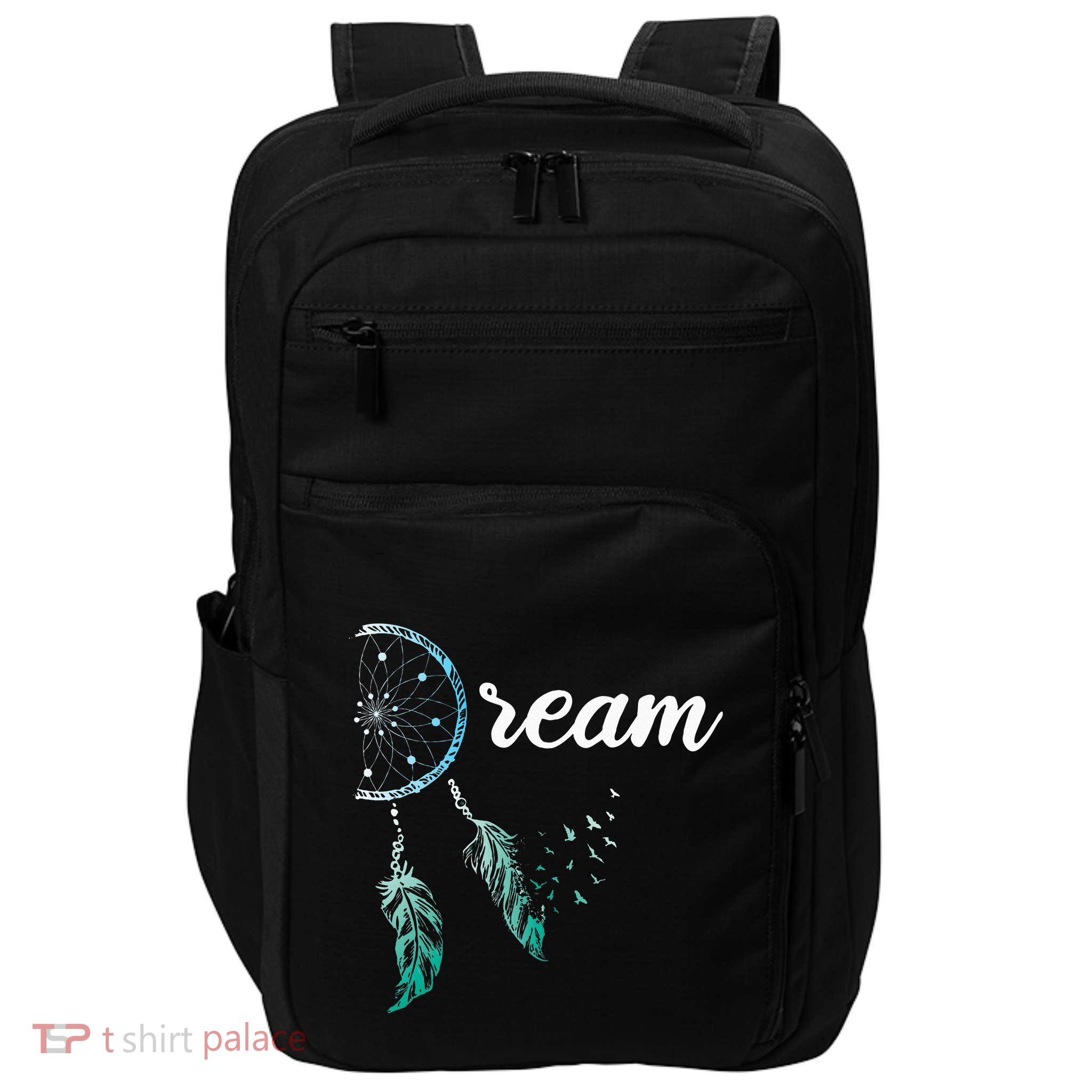 Indian Native American Dreamcatcher Boho Chic Dream Catcher Impact Tech Backpack