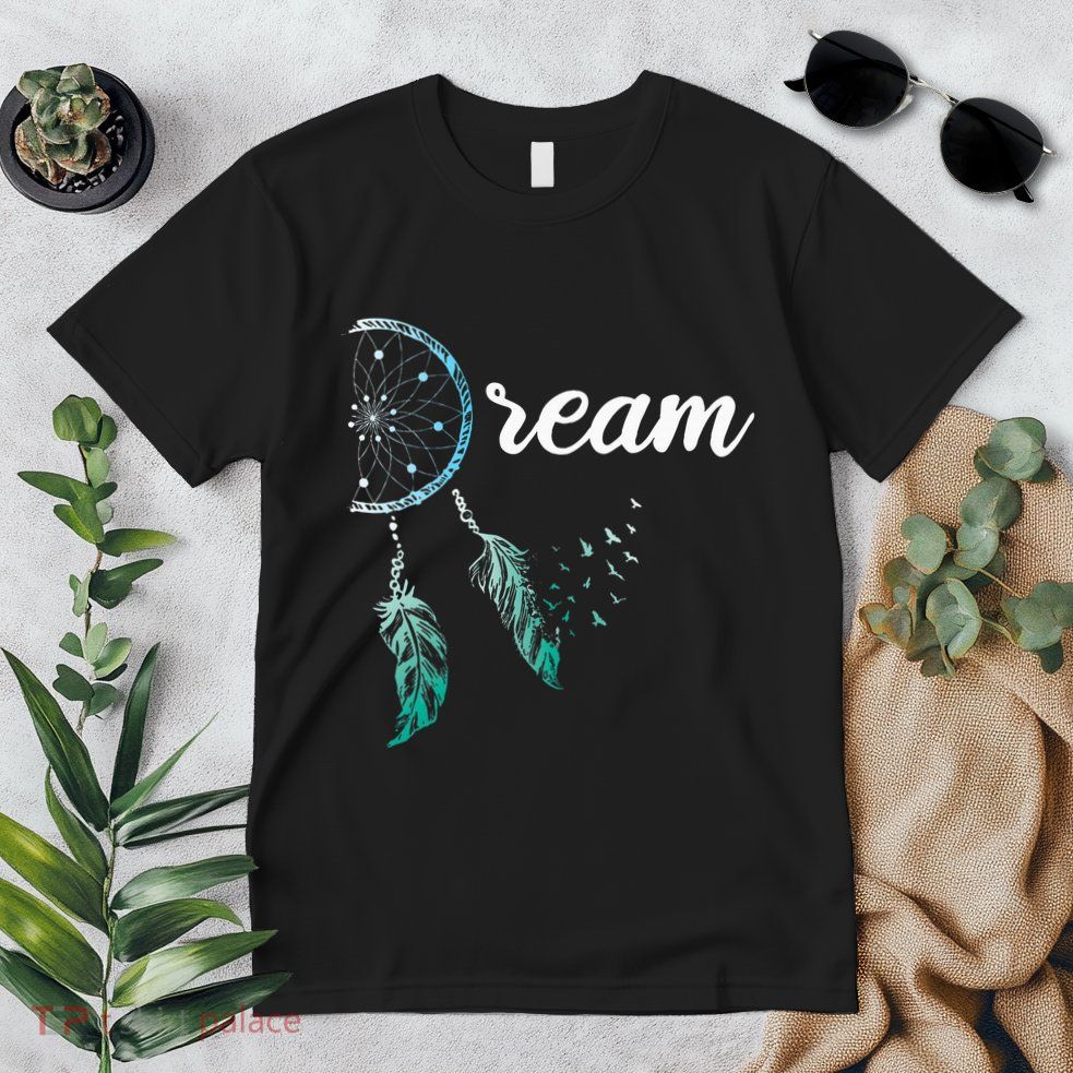 Indian Native American Dreamcatcher Boho Chic Dream Catcher Premium T-Shirt