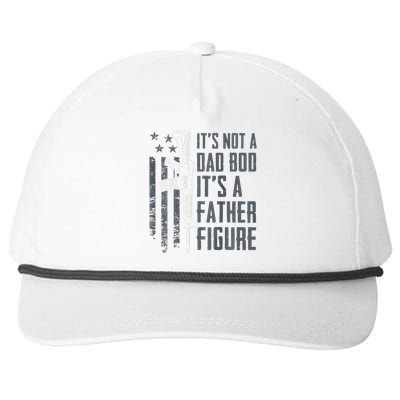 Its Not A Dad Bod Its A Father Figure Funny Gun ON BACK Snapback Five-Panel Rope Hat