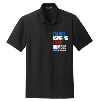 IM Not Aspiring To Be Humble Dry Zone Grid Polo