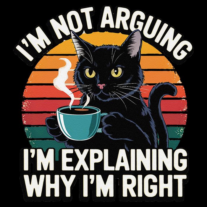 IM Not Arguing IM Just Explaining Why IM Right Funny Cat Baby Bodysuit
