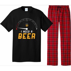 I Need A Beer Beermeter Funny Drinking Brewing Pajama Set