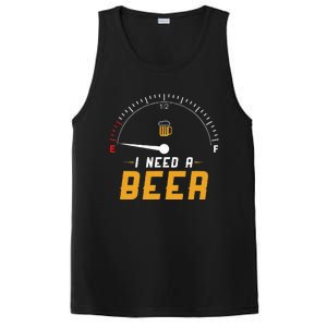 I Need A Beer Beermeter Funny Drinking Brewing PosiCharge Competitor Tank