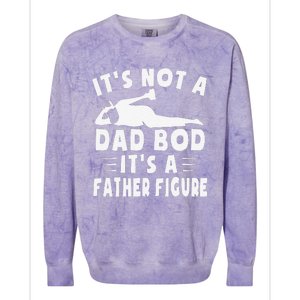 Its Not A Dad Bod Its A Father Figure Fathers Day Funny Gift Colorblast Crewneck Sweatshirt