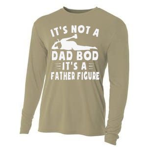 Its Not A Dad Bod Its A Father Figure Fathers Day Funny Gift Cooling Performance Long Sleeve Crew