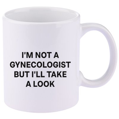 IM Not A Gynecologist But ILl Take A Look Funny Saying 11oz C Handle Ceramic Mug