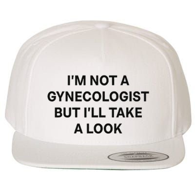 IM Not A Gynecologist But ILl Take A Look Funny Saying Wool Snapback Cap