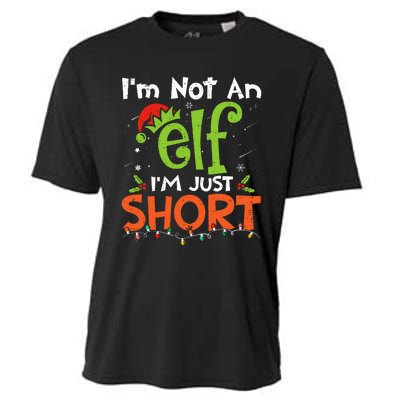 Im Not An Elf Just Short Funny Christmas Xmas Cooling Performance Crew T-Shirt