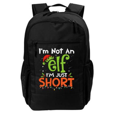 Im Not An Elf Just Short Funny Christmas Xmas Daily Commute Backpack