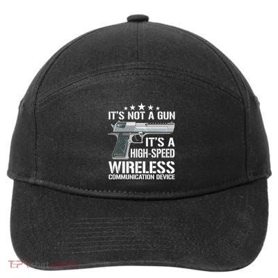 Its Not A Gun Meme Funny Its Not A Gun Gift 7-Panel Snapback Hat