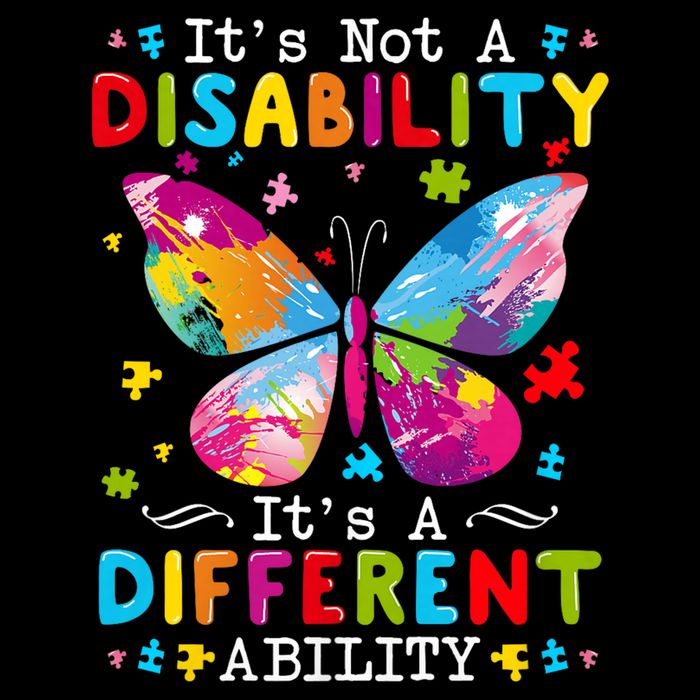 It's Not A Disability It's A Different Ability Button