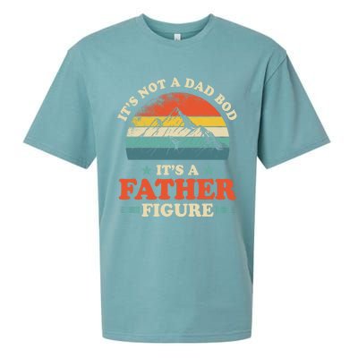 Its Not A Dad Bod Its A Father Figure Vintage Mountain Gift Sueded Cloud Jersey T-Shirt