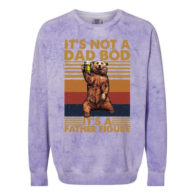 ItS Not A Dad Bod Its A Father Figure Colorblast Crewneck Sweatshirt