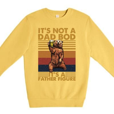 ItS Not A Dad Bod Its A Father Figure Premium Crewneck Sweatshirt