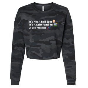 ItS Not A Bald Spot ItS A Solar Panel A Sex Machine Cropped Pullover Crew