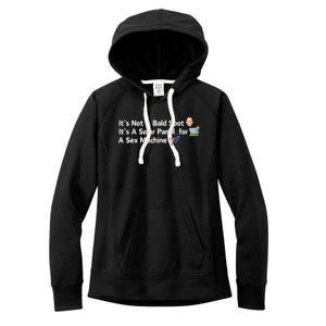 ItS Not A Bald Spot ItS A Solar Panel A Sex Machine Women's Fleece Hoodie