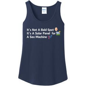 ItS Not A Bald Spot ItS A Solar Panel A Sex Machine Ladies Essential Tank