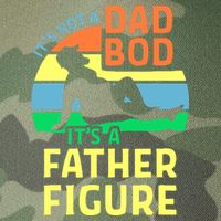 It's Not A Dad Bod It's A Father Figure Funny Legacy Tie Dye Trucker Hat