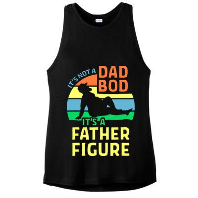 It's Not A Dad Bod It's A Father Figure Funny Ladies PosiCharge Tri-Blend Wicking Tank