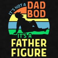 It's Not A Dad Bod It's A Father Figure Funny Ladies PosiCharge Tri-Blend Wicking Tank
