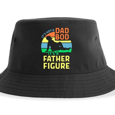 It's Not A Dad Bod It's A Father Figure Funny Sustainable Bucket Hat