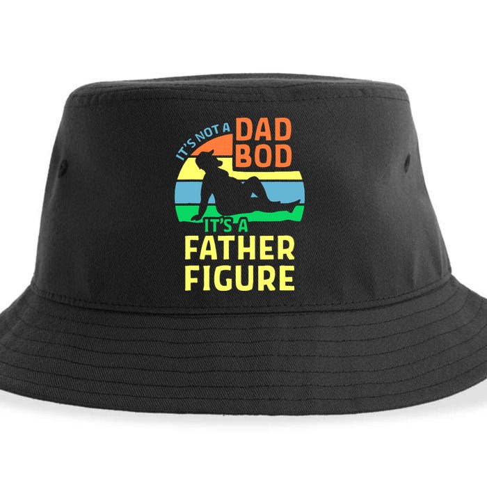 It's Not A Dad Bod It's A Father Figure Funny Sustainable Bucket Hat