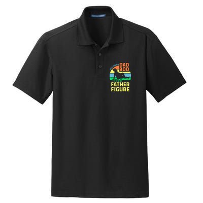 It's Not A Dad Bod It's A Father Figure Funny Dry Zone Grid Polo