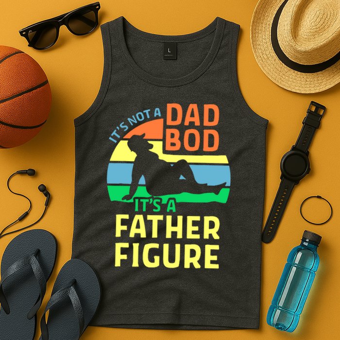 It's Not A Dad Bod It's A Father Figure Funny Tank Top