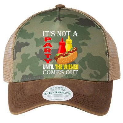 Its Not A Party Until The Wiener Comes Out Legacy Tie Dye Trucker Hat