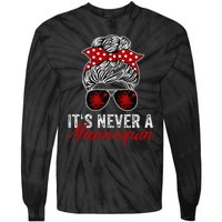 It's Never A Mannequin True Crime Lover Podcast Tie-Dye Long Sleeve Shirt