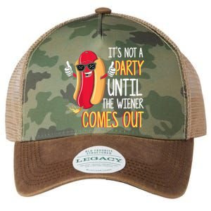 It's Not A Party Until The Wiener Comes Out Funny Hot Dog TShirt Legacy Tie Dye Trucker Hat