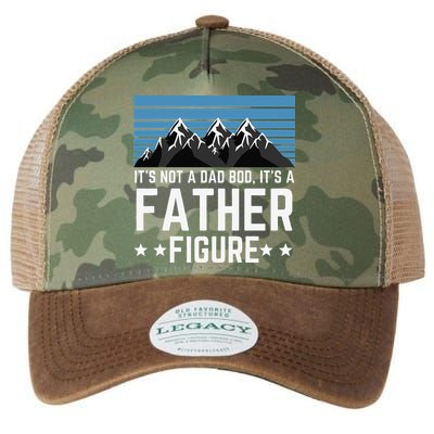Its Not A Dad Bod Its A Father Figure Fathers Day Gift Legacy Tie Dye Trucker Hat