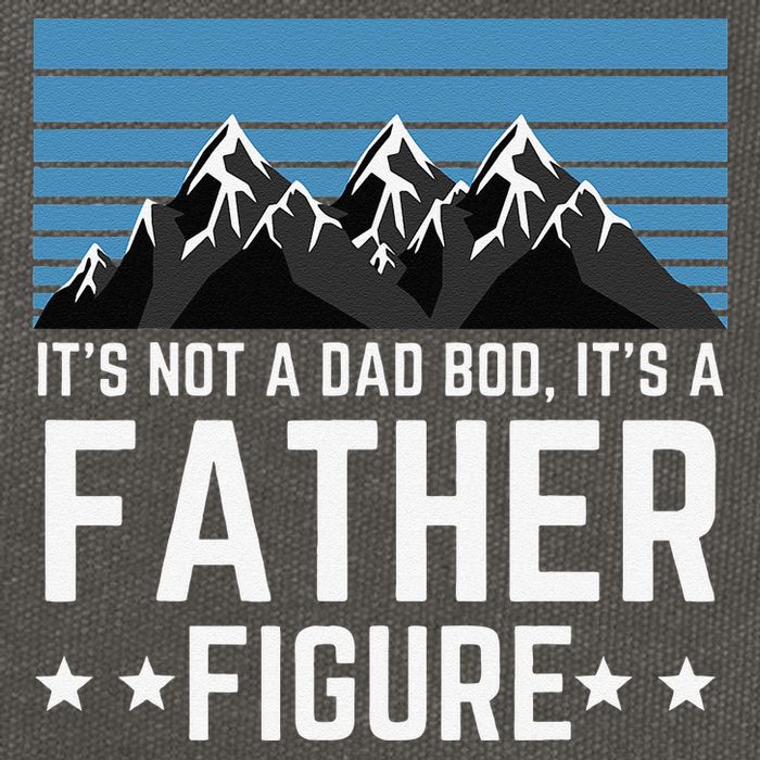 Its Not A Dad Bod Its A Father Figure Fathers Day Gift Cotton Canvas Backpack